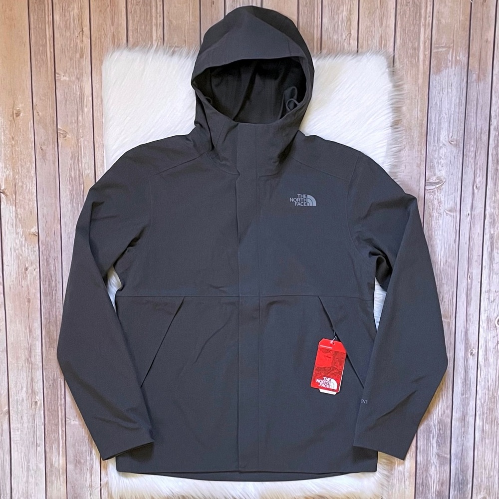 The North Face Men’s Apex Flex DryVent Waterproof Jacket In Grey - Picture 2 of 8